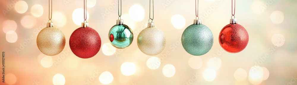 Heartfelt greetings on a digital card adorned with glowing festive ornaments in soft, warm tones. Heartfelt greetings on a digital card adorned with glowing festive ornaments in soft, warm tones.