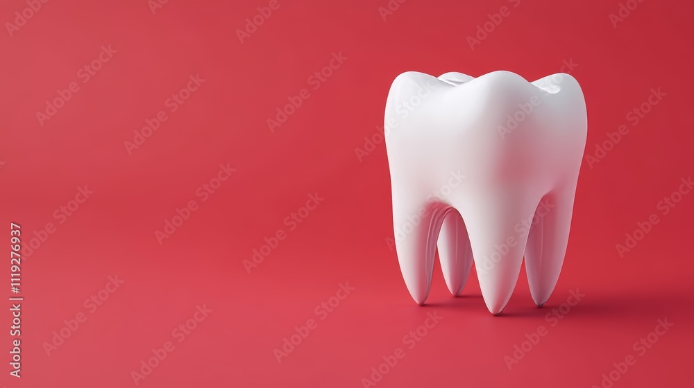 Dental Carvings Icon on Red Background with White and Blue Accents, Isometric View Generative AI Dental Carvings Icon on Red Background with White and Blue Accents, Isometric View Generative AI