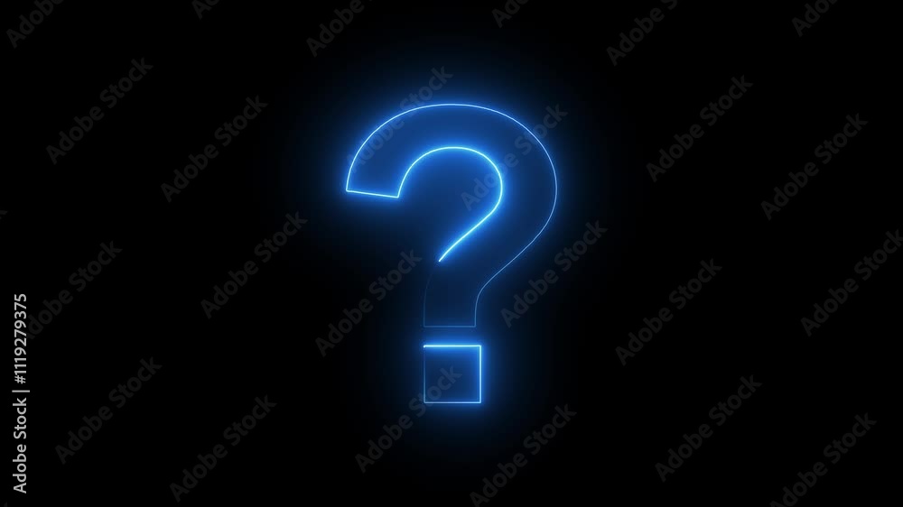 ? icon animation by cyan color neon on black background. ? icon animation by cyan color neon on black background.