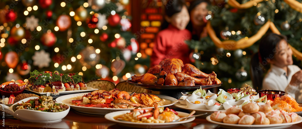 A heartwarming image capturing the joy of family togetherness on New Year's Day A heartwarming image capturing the joy of family togetherness on New Year's Day