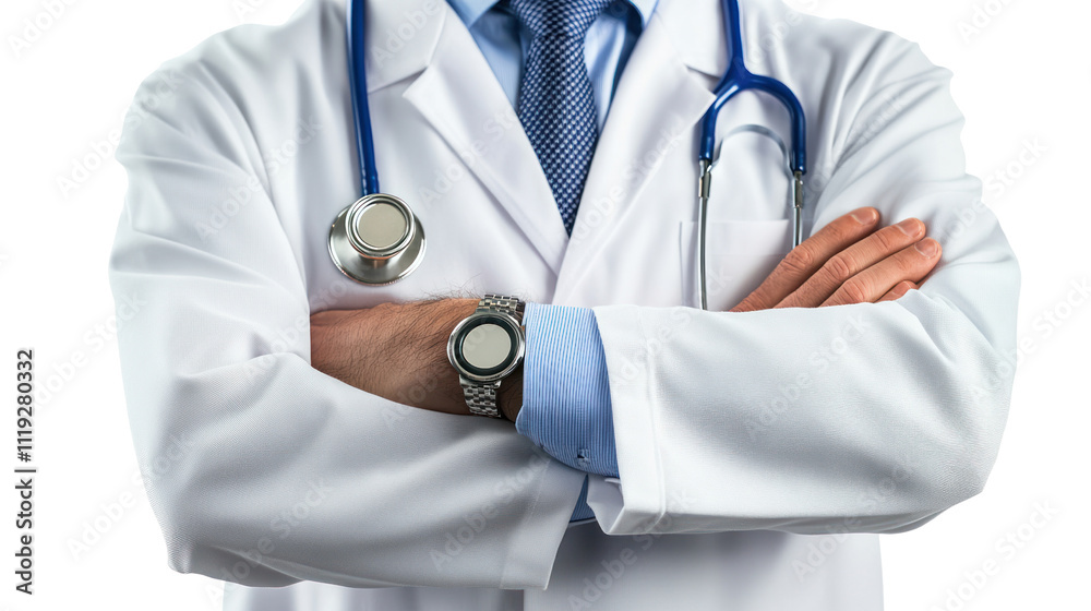 doctor in uniform, doctor holding stethoscope isolated on transparent and white background.PNG image doctor in uniform, doctor holding stethoscope isolated on transparent and white background.PNG image