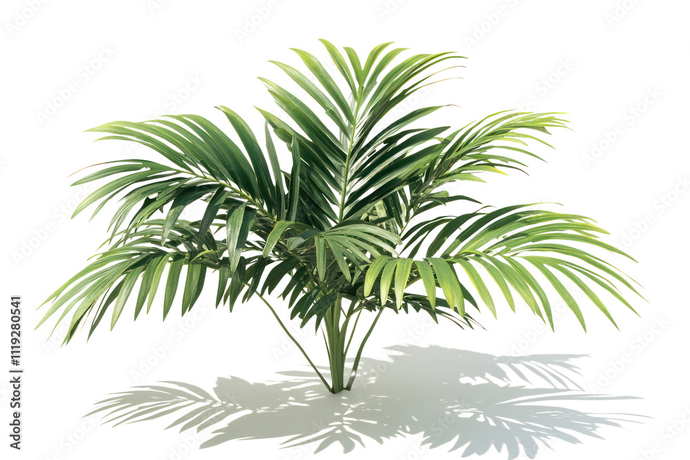 Lush Tropical Palm: A vibrant and lush tropical palm tree with delicate fronds against a pristine background. Ideal for adding a touch of the tropics to your designs. Lush Tropical Palm: A vibrant and lush tropical palm tree with delicate fronds against a pristine background. Ideal for adding a touch of the tropics to your designs.