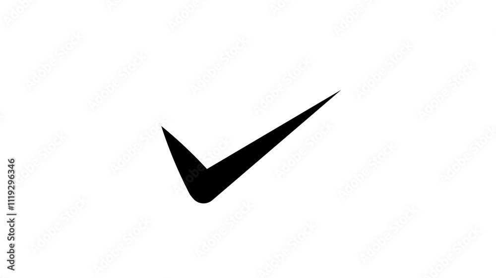 Check mark symbol. approved tick mark icon, Check mark icon animation , right mark icon. check box, tick box, green checkmark.