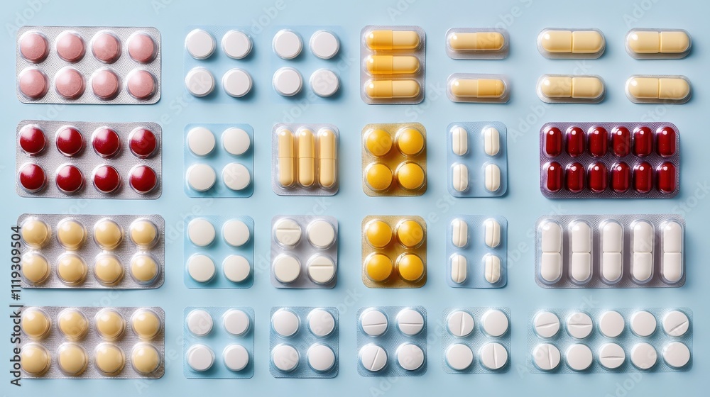 A comparison board showing key FDA-approved weight loss medications with their benefits outlined