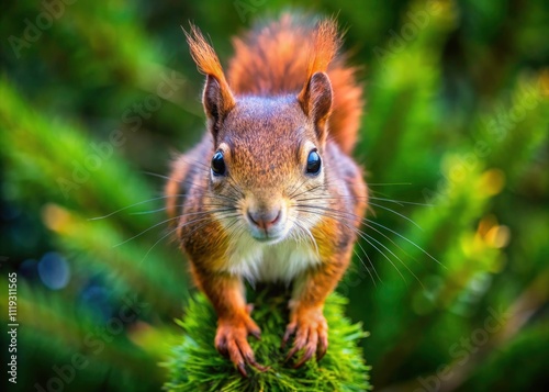 Aerial Squirrel Logo Design: High-Flying, Nutty Brand Identity Template photo