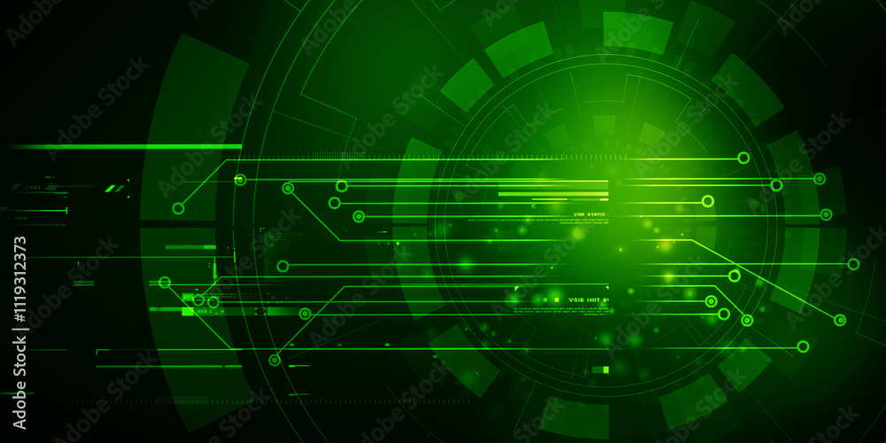 2d illustration Abstract futuristic electronic circuit technology background 2d illustration Abstract futuristic electronic circuit technology background