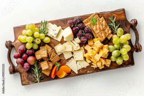 Delicious Cheese and Fruit Platter