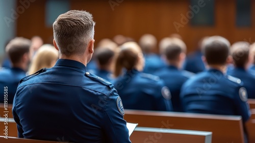 Officer Training Law Enforcement Personnel in Conference