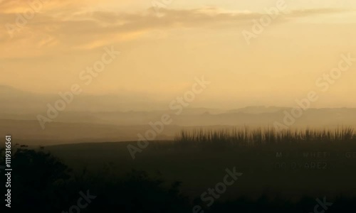sunrise in the mountains