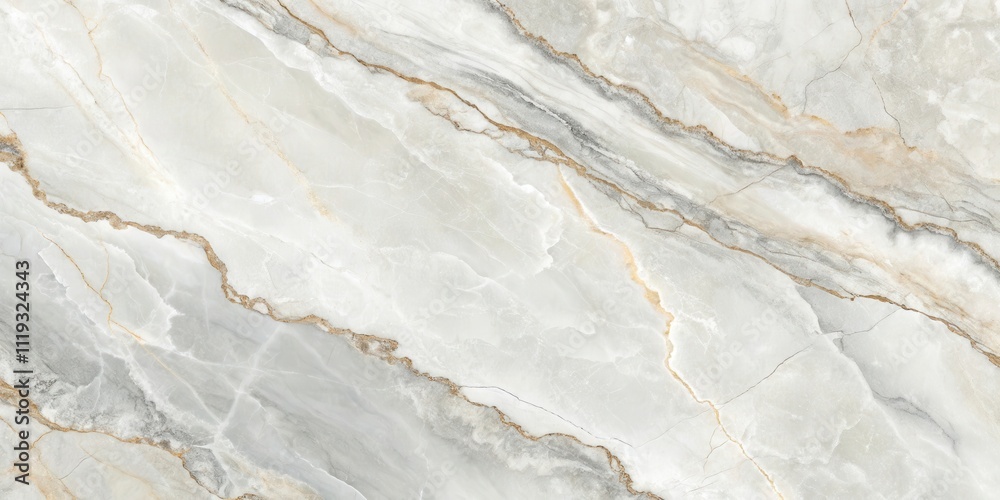 Naklejka premium Elegant Grey and Beige Marble Texture with Subtle Veining for Design Projects