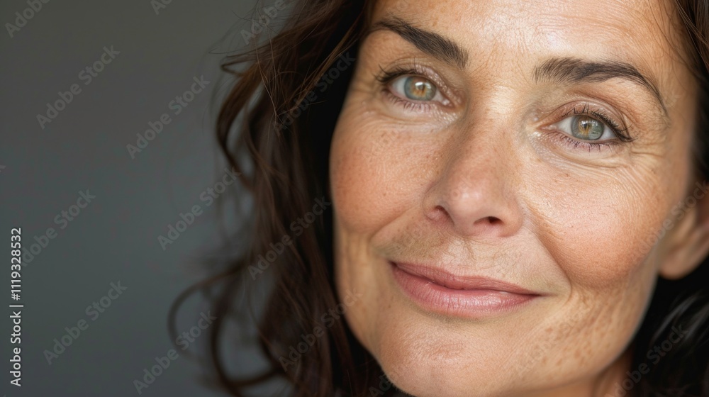 Portrait of a confident woman studio setting close-up photography natural light empowerment concept Portrait of a confident woman studio setting close-up photography natural light empowerment concept