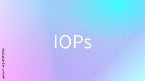 IOPs のグラデーション背景イラスト