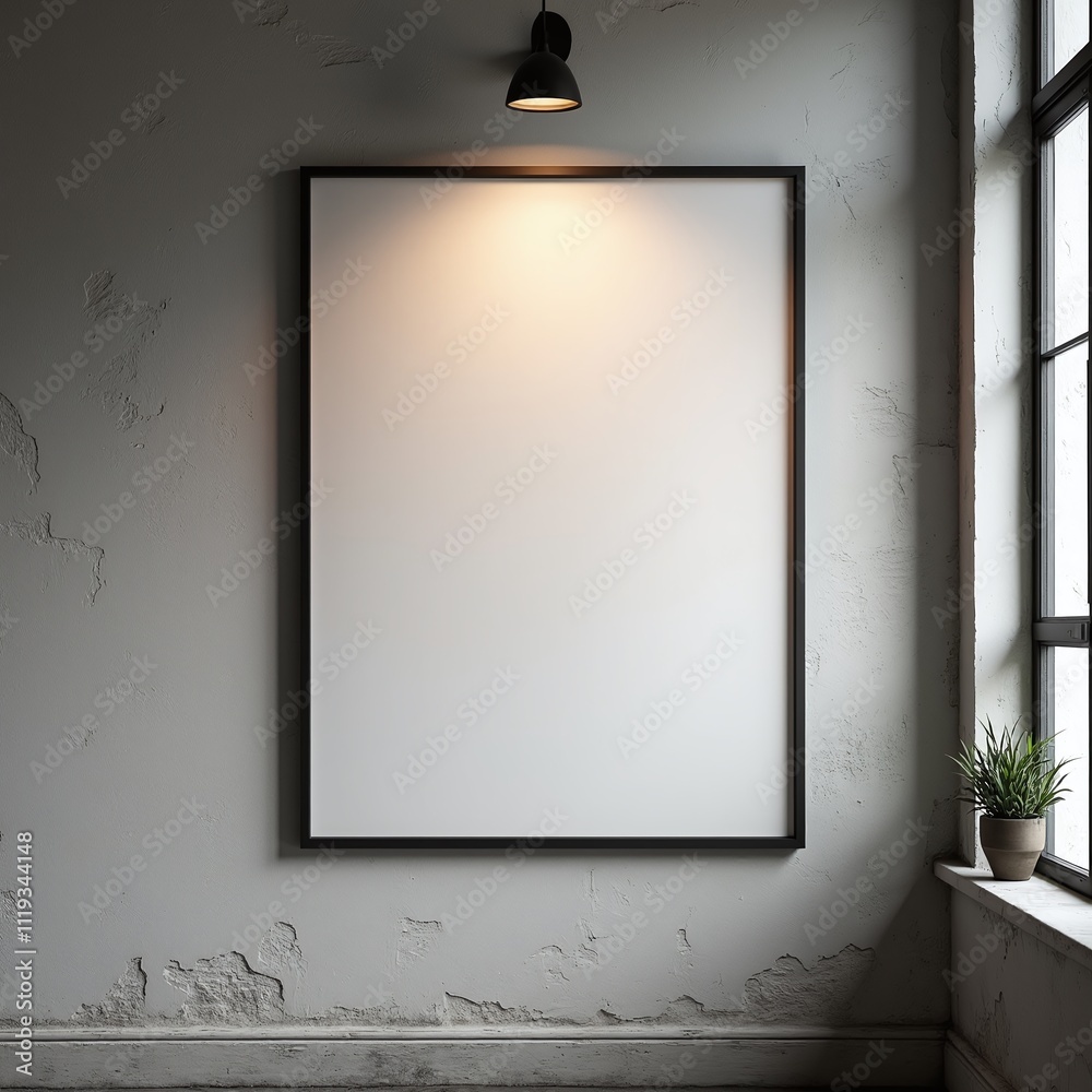 Canvas mockup showing a minimalist living room with an empty frame, natural light, and soft plant shadows, creating a calm and clean atmosphere. Canvas mockup showing a minimalist living room with an empty frame, natural light, and soft plant shadows, creating a calm and clean atmosphere.
