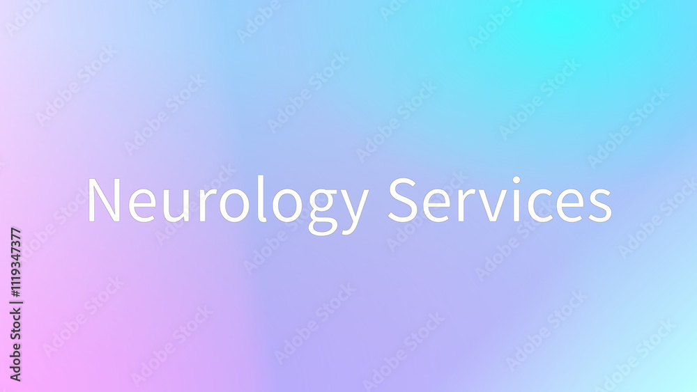 Neurology Services のグラデーション背景イラスト Neurology Services のグラデーション背景イラスト
