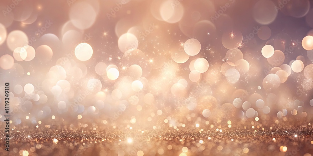 Sparkling Golden Glitter Background with Defocused Lights and Shimmering Dust Sparkling Golden Glitter Background with Defocused Lights and Shimmering Dust