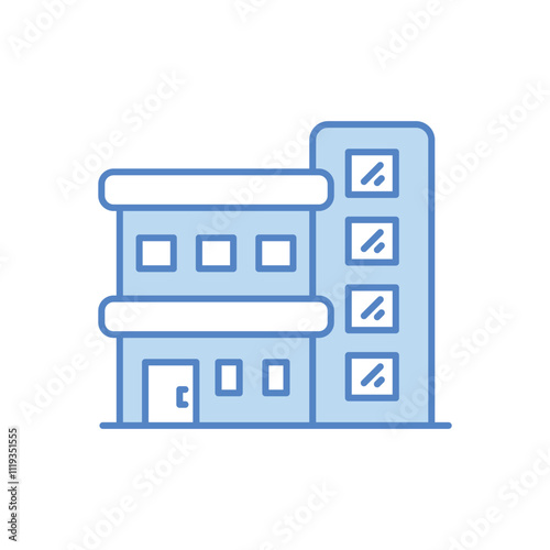 Modern Apartments vector icon