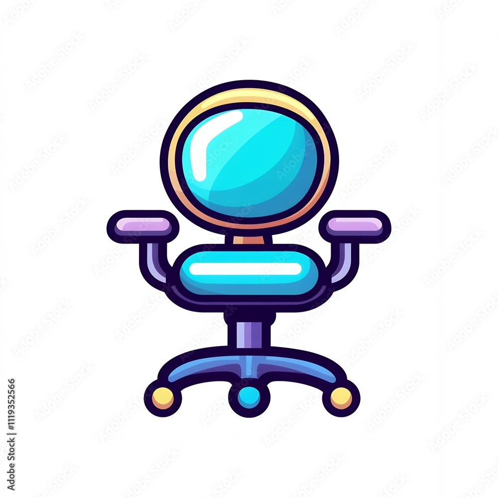Stylish and modern chair design. Stylish and modern chair design.