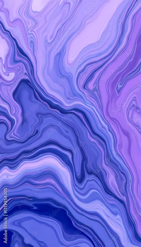 Flowing Liquid Paint Background with Marble Effect