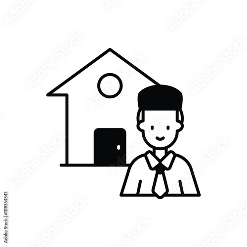 Realtor vector icon
