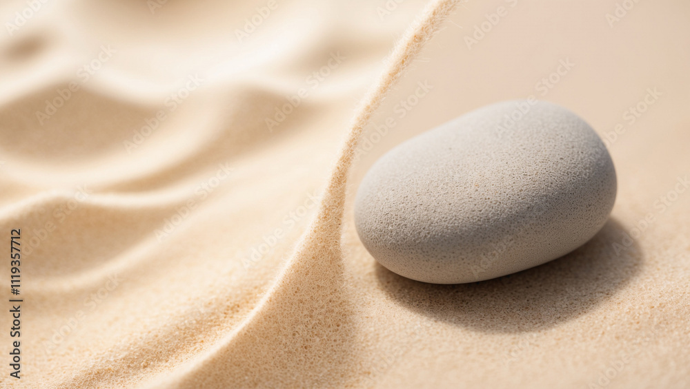 Pebble Sand Grain Smoothed and Rounded by Oceanic Abrasion on Beach Surface - Distressed Abrasion Concept. Pebble Sand Grain Smoothed and Rounded by Oceanic Abrasion on Beach Surface - Distressed Abrasion Concept.