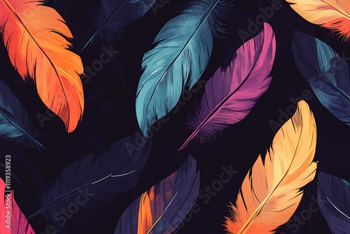 Watercolor background, blue pink and purple color themes
