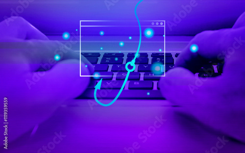 cyber crime phishing mail , security awareness to protect important data hacking