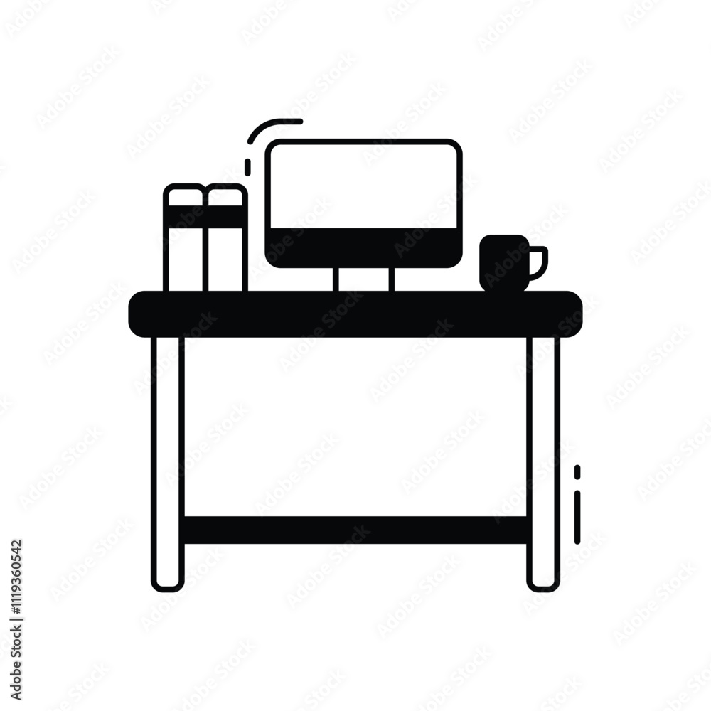 Workspace vector icon Workspace vector icon