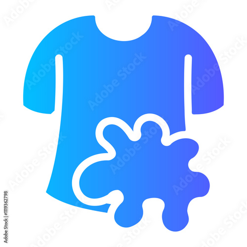 dirty clothes Gradient icon