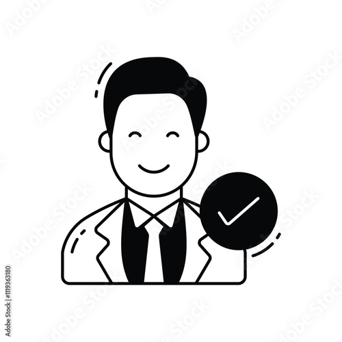 Candidate vector icon