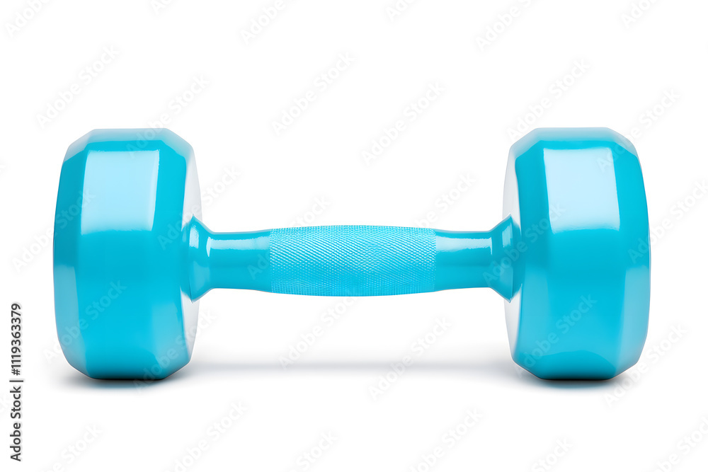 Colorful Fitness Dumbbell Weights Isolated On White Background Colorful Fitness Dumbbell Weights Isolated On White Background