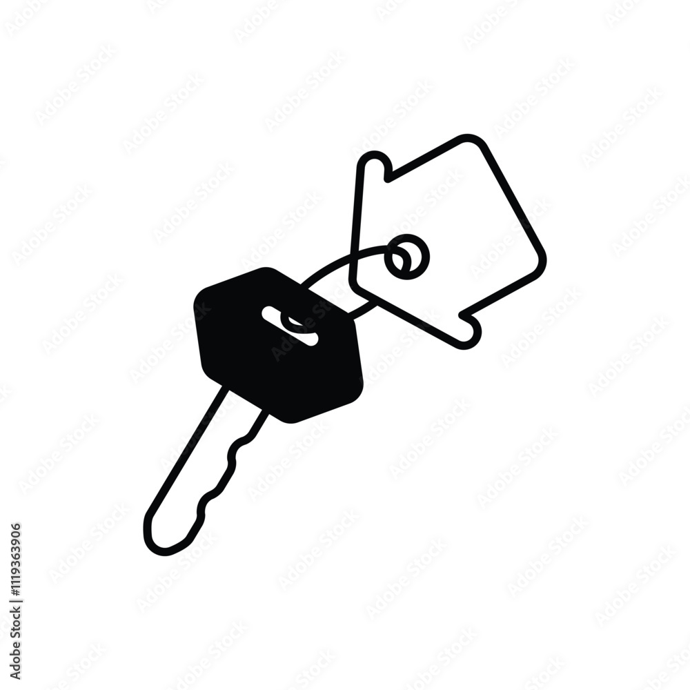 Home Key vector icon Home Key vector icon