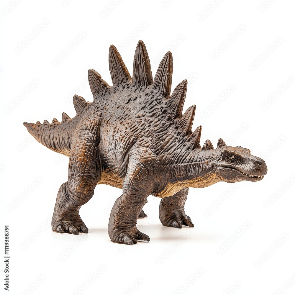 Stegosaurus dinosaur, triassic period, mesozoic era, cretaceous period, jurassic period, isolated on white background Stegosaurus dinosaur, triassic period, mesozoic era, cretaceous period, jurassic period, isolated on white background