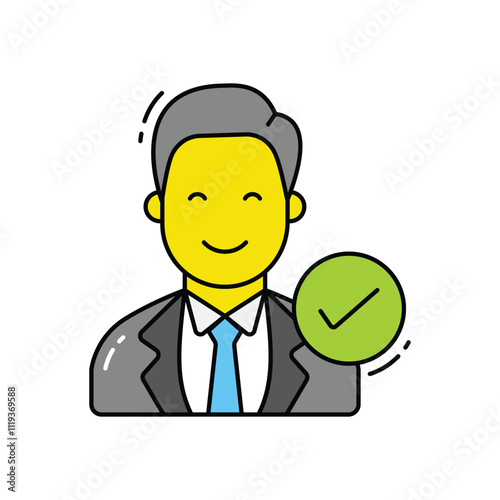Candidate vector icon