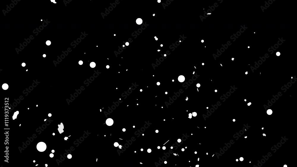 Isolated looping snow flakes animation in alpha channel. Perfect for winter themed motion designs. Isolated looping snow flakes animation in alpha channel. Perfect for winter themed motion designs.