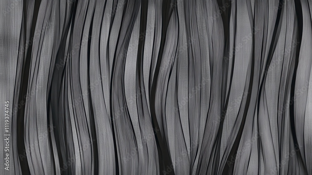 Stunning Black and White Abstract Textile Design Stunning Black and White Abstract Textile Design