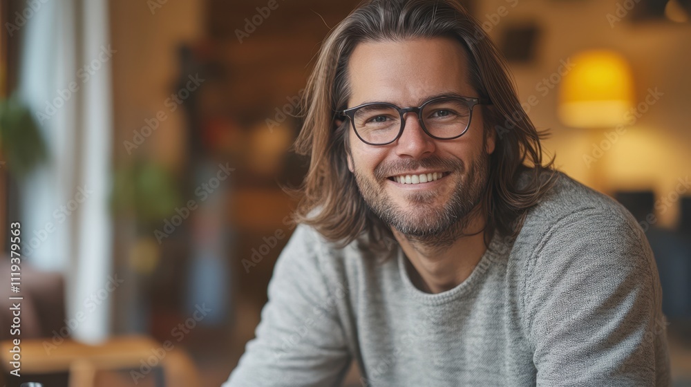 The Happy Man Smiling The Happy Man Smiling