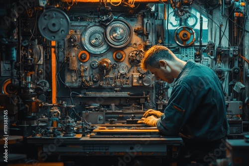 Assembler assembles and installs device, mechanism, structure