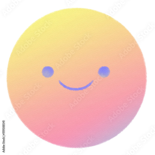 Vaporwave Sunset Retro style 90s 80s clipart isolated illustration hand drawn