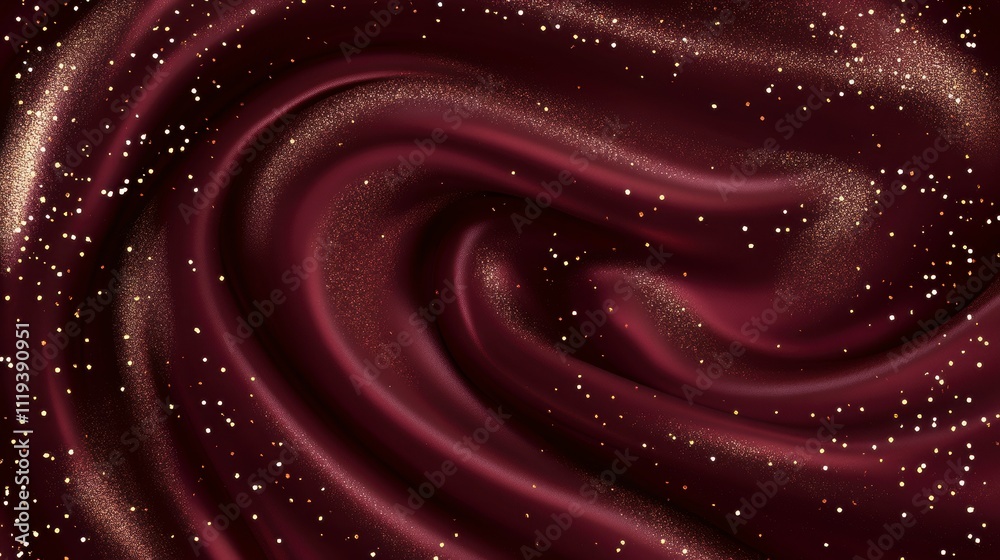 Stunning Dark Maroon Fabric with Gold Glitter - Elegant Background Design Stunning Dark Maroon Fabric with Gold Glitter - Elegant Background Design