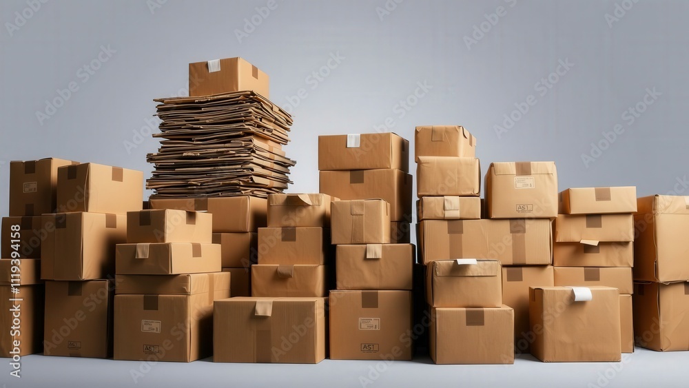 Cardboard Boxes and Flats: Essential Supplies for Moving and Storage Cardboard Boxes and Flats: Essential Supplies for Moving and Storage