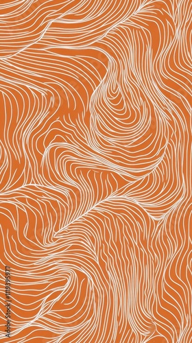 Stunning Abstract Line Art Design in Warm Hues