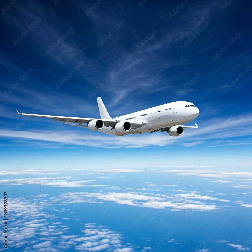 Obraz premium airplane in the sky