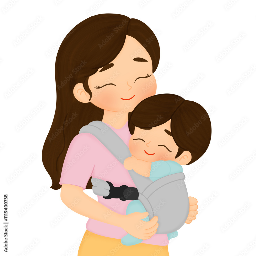 Obraz premium mother and child