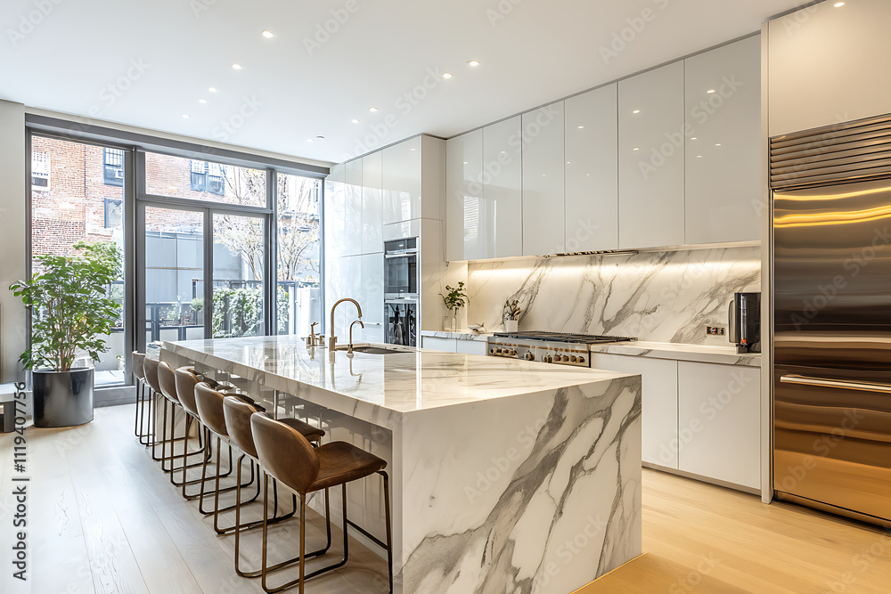 Obraz premium modern kitchen interior