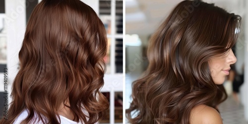 Gorgeous Brown Hair Waves: Trendy Styles and Colors for Women. Achieve a luxurious, shiny, and healthy look with this guide to the latest brown hair wave styles and colors.