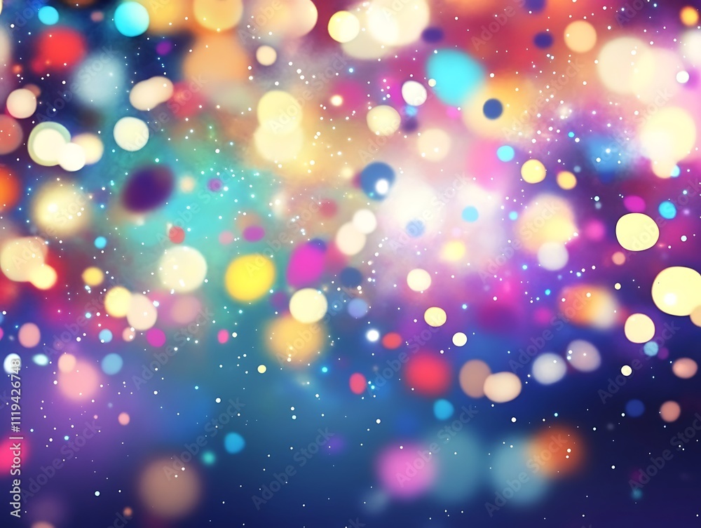vibrant explosion of multicolored confetti and glowing bokeh lights. creates a joyful, celebratory atmosphere perfect for festivals and carnivals, Generative Ai vibrant explosion of multicolored confetti and glowing bokeh lights. creates a joyful, celebratory atmosphere perfect for festivals and carnivals, Generative Ai