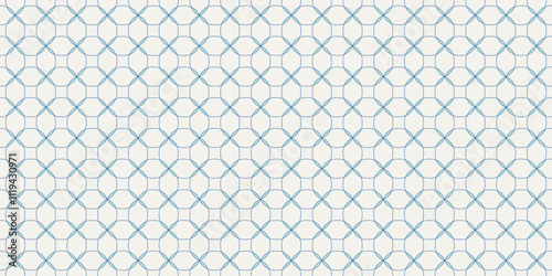 Generic line and floral leaf pattern. Illustration of seamless star and leaf shape wire mesh (repeatable). Geometric mesh. Lattice mesh texture.