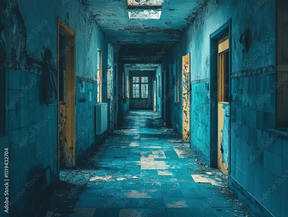 Abandoned psychiatric hospital interior slung derelict forsaken outcast Abandoned psychiatric hospital interior slung derelict forsaken outcast