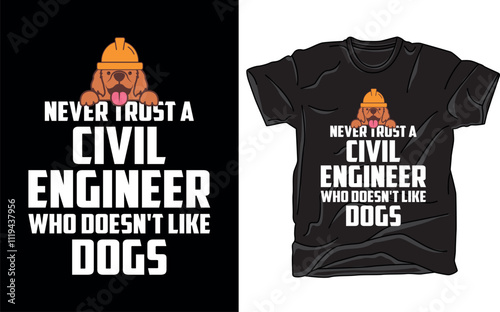 Civil Engineer T shirt Design