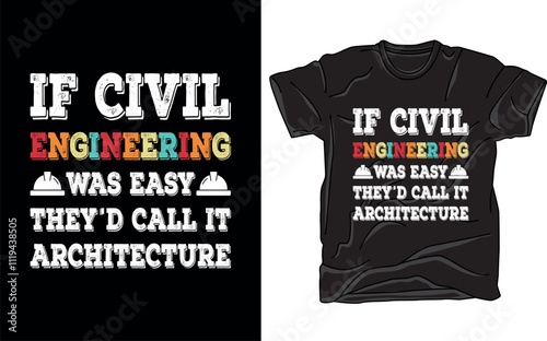 Civil Engineer T shirt Design